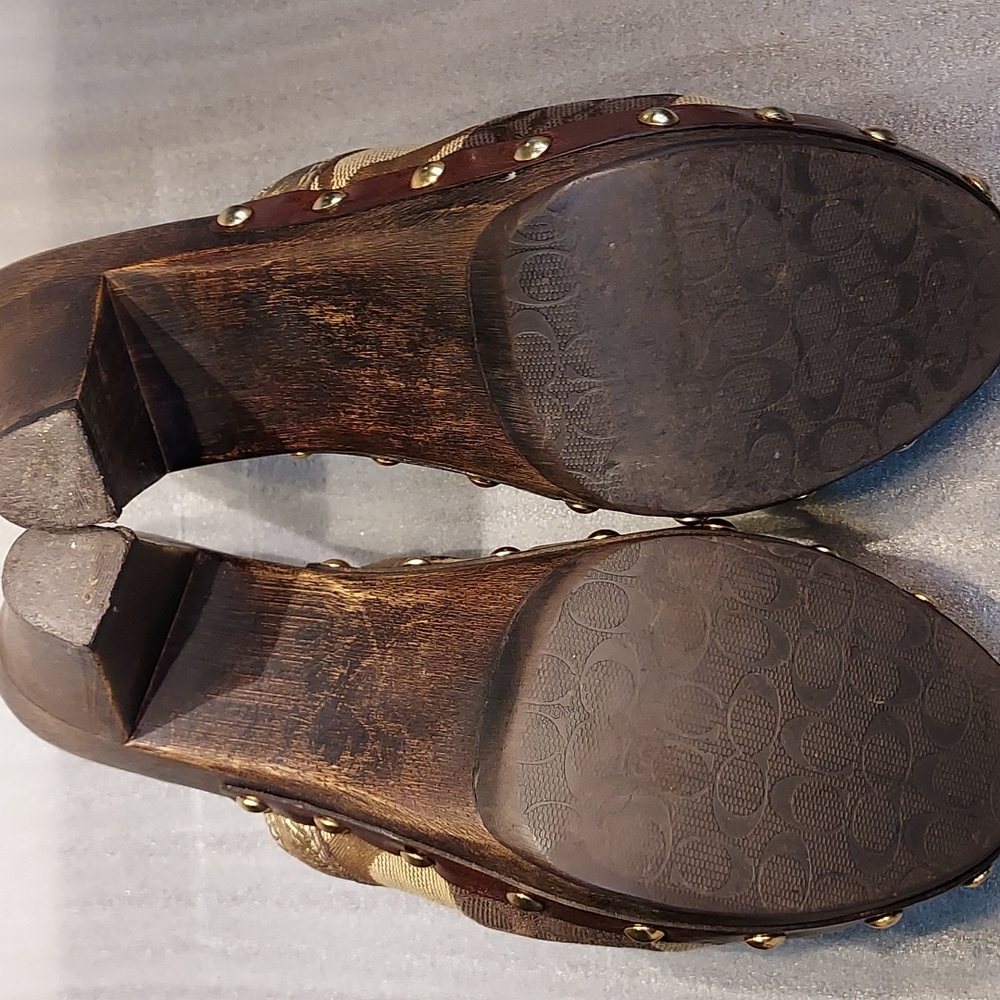Coach vintage mules size 6m - Picture 6 of 6